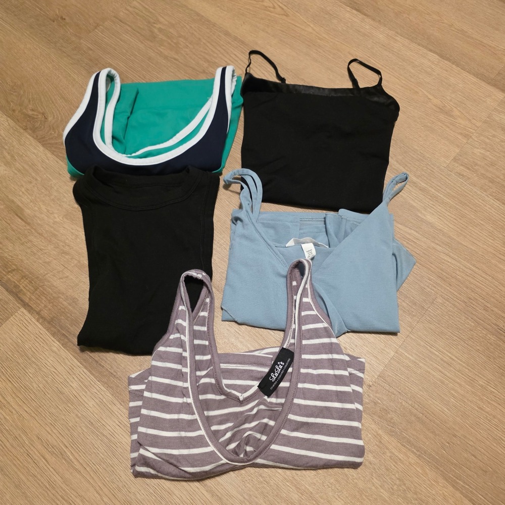 Womens XS Tank Top Bundle 5pc Lulus Lou & Grey Banana‎ Republic H&M A New Day